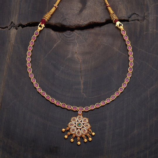 Temple Necklace Silver Temple Necklace 178083