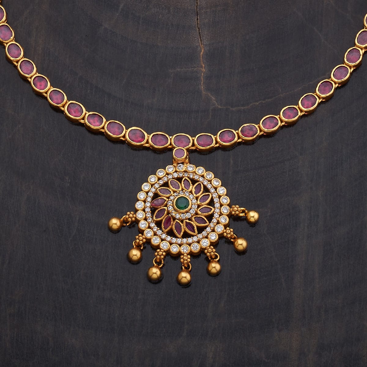 Temple Necklace Silver Temple Necklace 178085