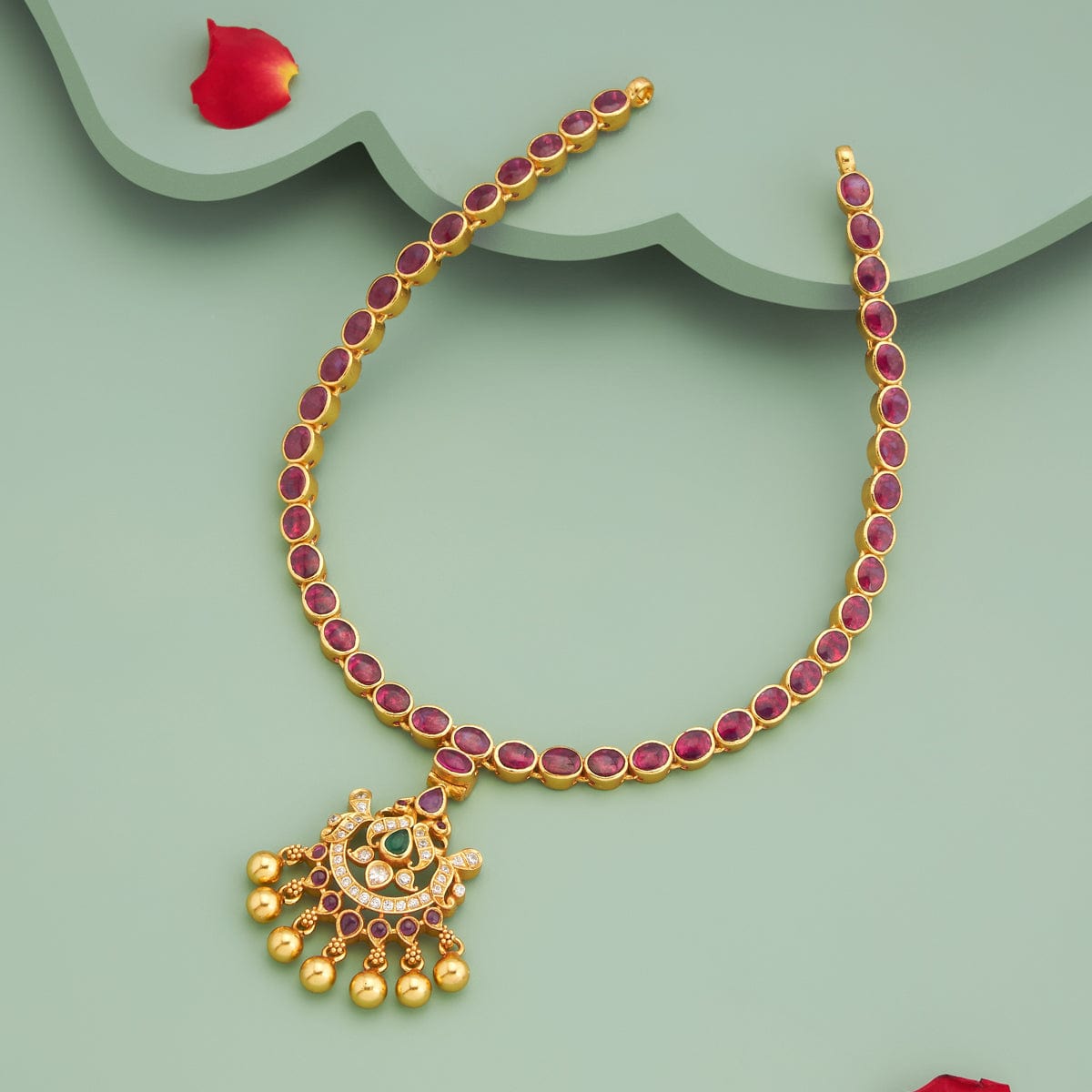 Temple Necklace Silver Temple Necklace 178512