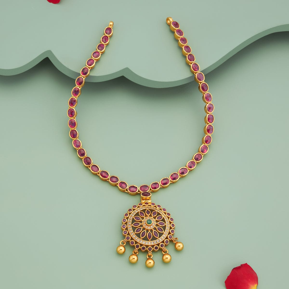 Temple Necklace Silver Temple Necklace 180958