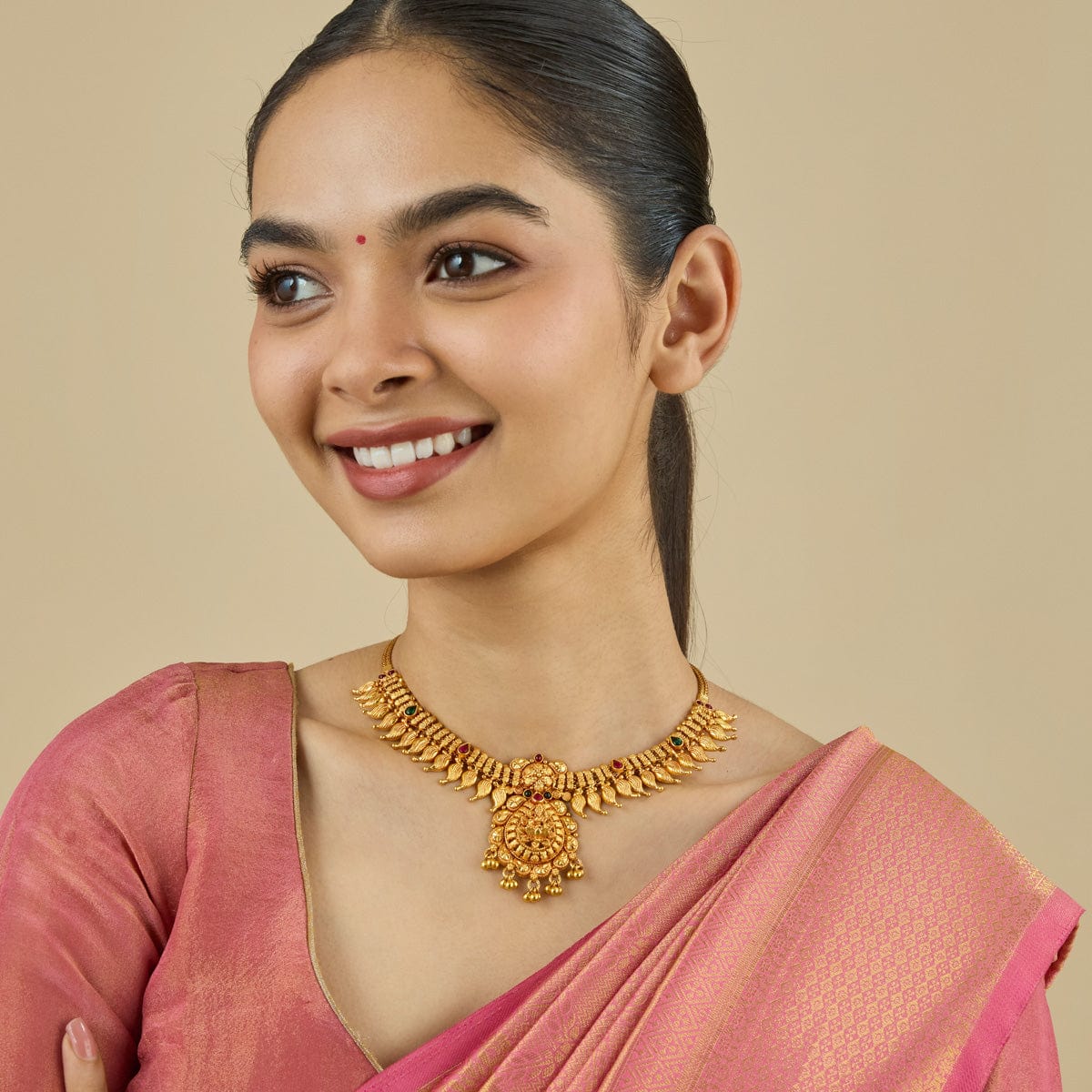 Temple Necklace Silver Temple Necklace 181588