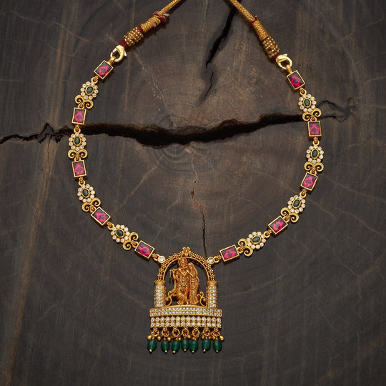 Temple Necklace Silver Temple Necklace 183327