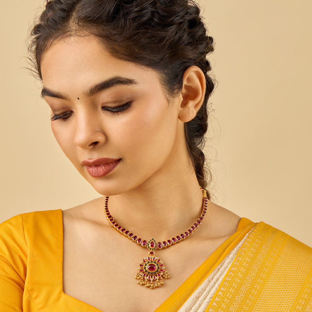 Temple Necklace Silver Temple Necklace 185432