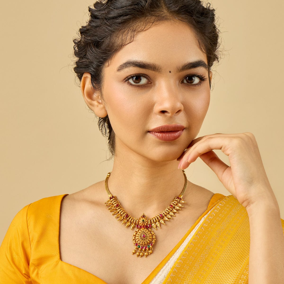 Temple Necklace Silver Temple Necklace 185459