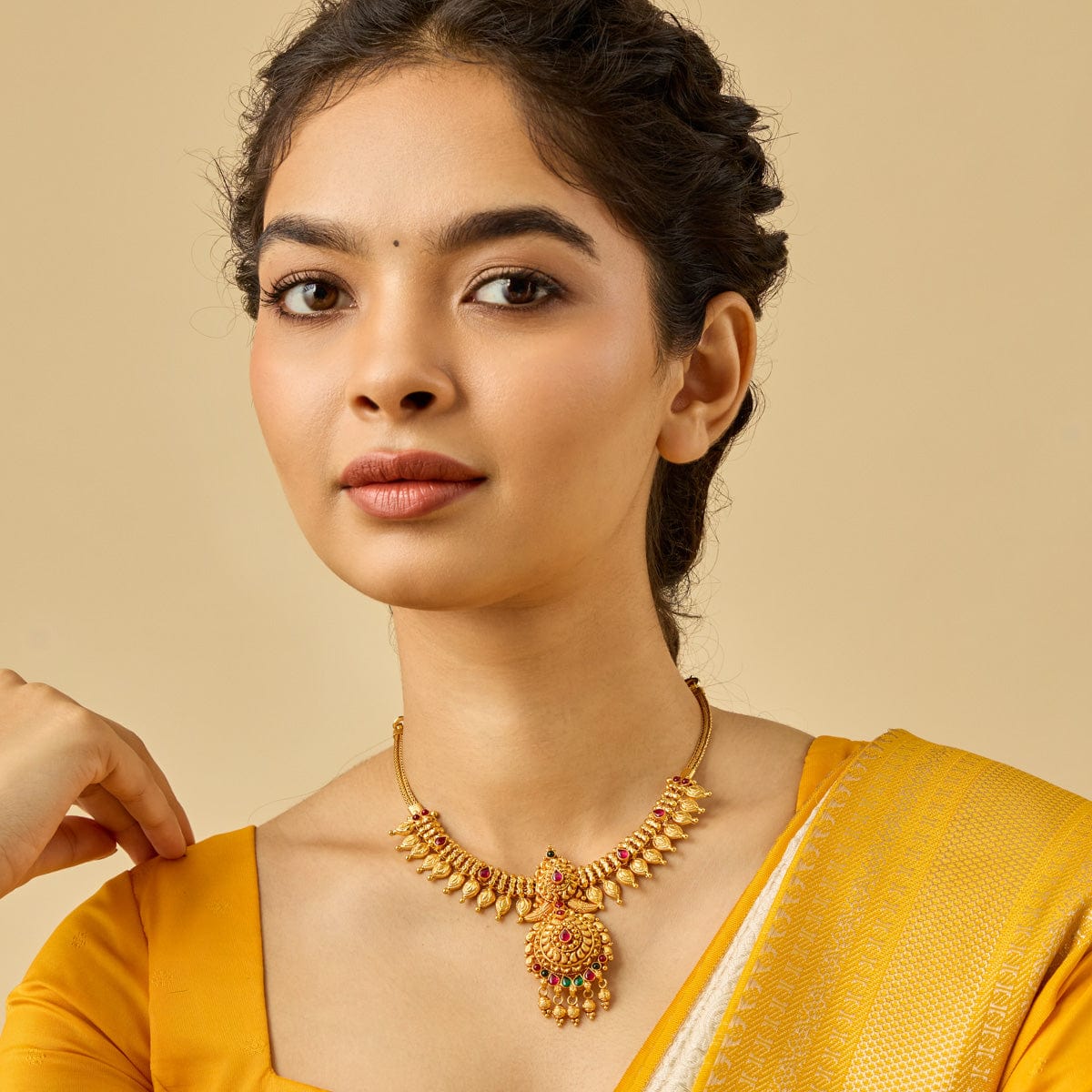 Temple Necklace Silver Temple Necklace 185462