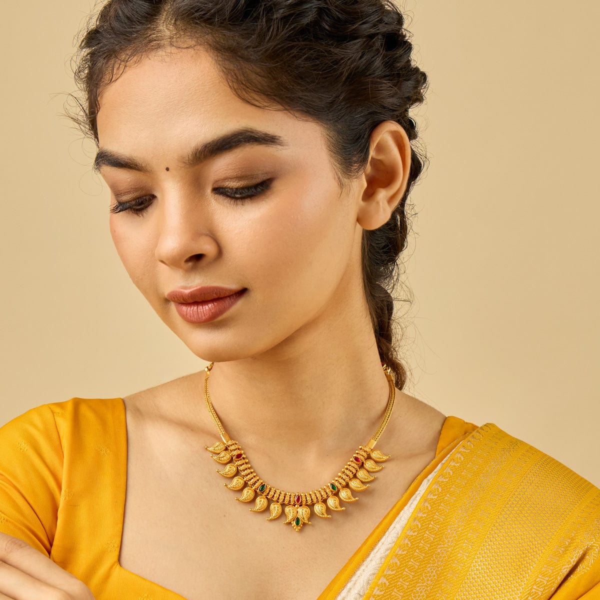 Temple Necklace Silver Temple Necklace 185473