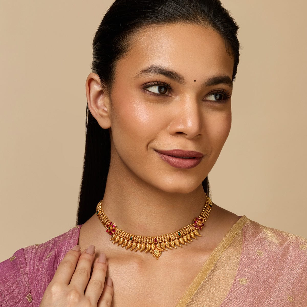 Temple Necklace Silver Temple Necklace 188166