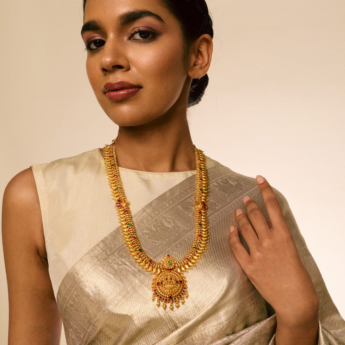 Temple Necklace Silver Temple Necklace 190858