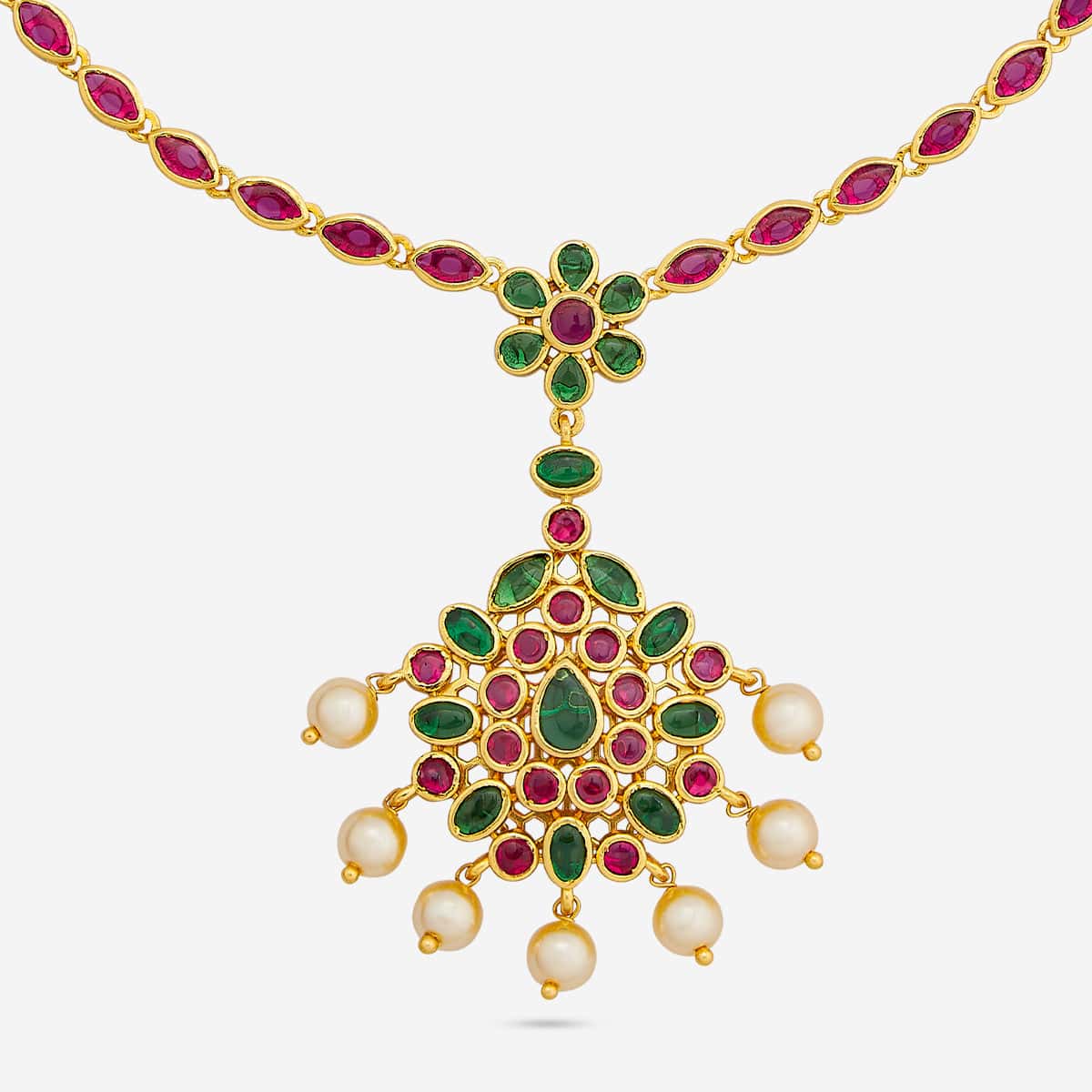 Temple Necklace Silver Temple Necklace 191013