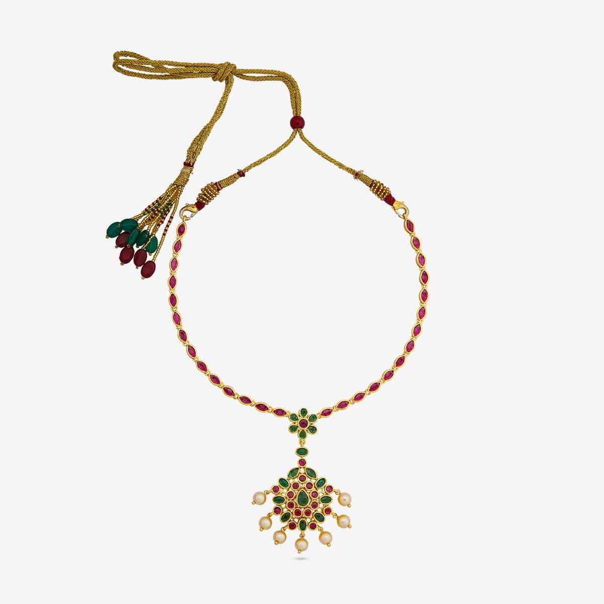 Temple Necklace Silver Temple Necklace 191013