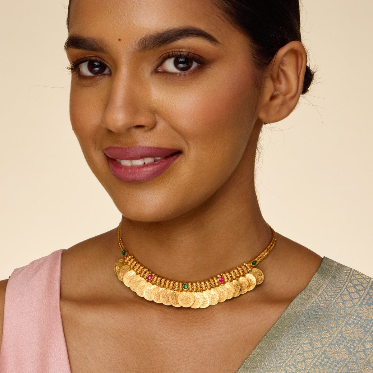 Temple Necklace Silver Temple Necklace 191104