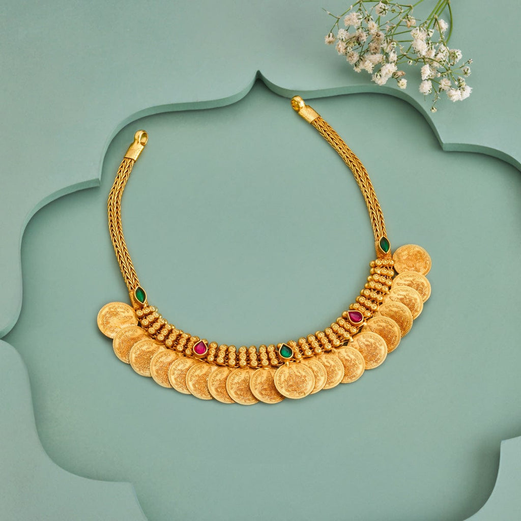 Temple Necklace Silver Temple Necklace 191104