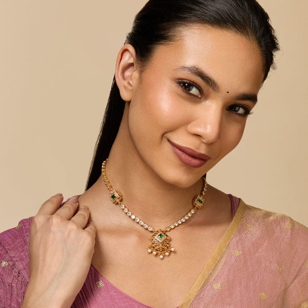 Temple Necklace Silver Temple Necklace 191815