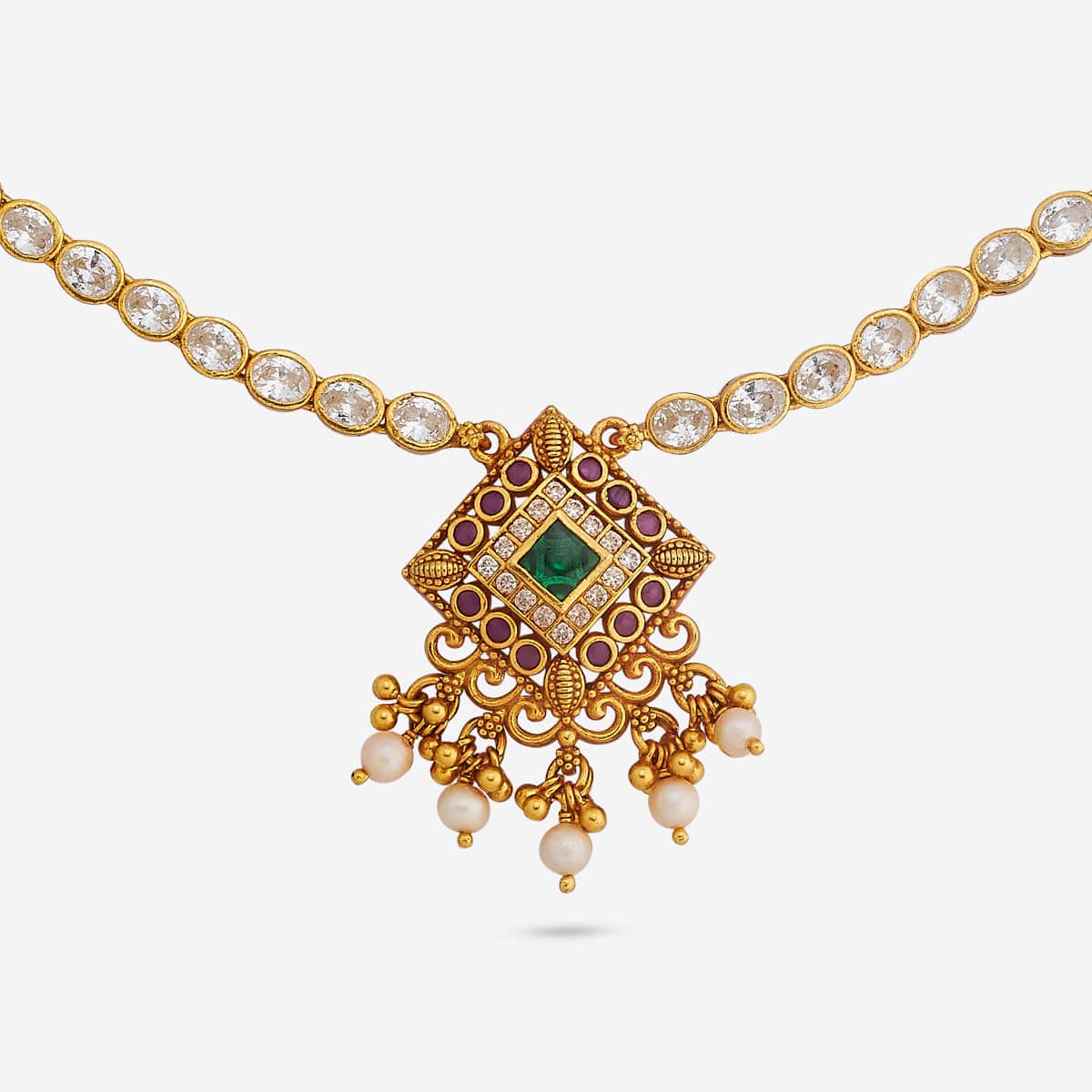 Temple Necklace Silver Temple Necklace 191815