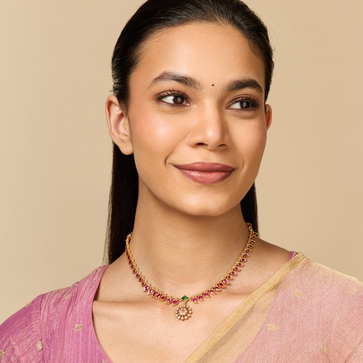 Temple Necklace Silver Temple Necklace 191821