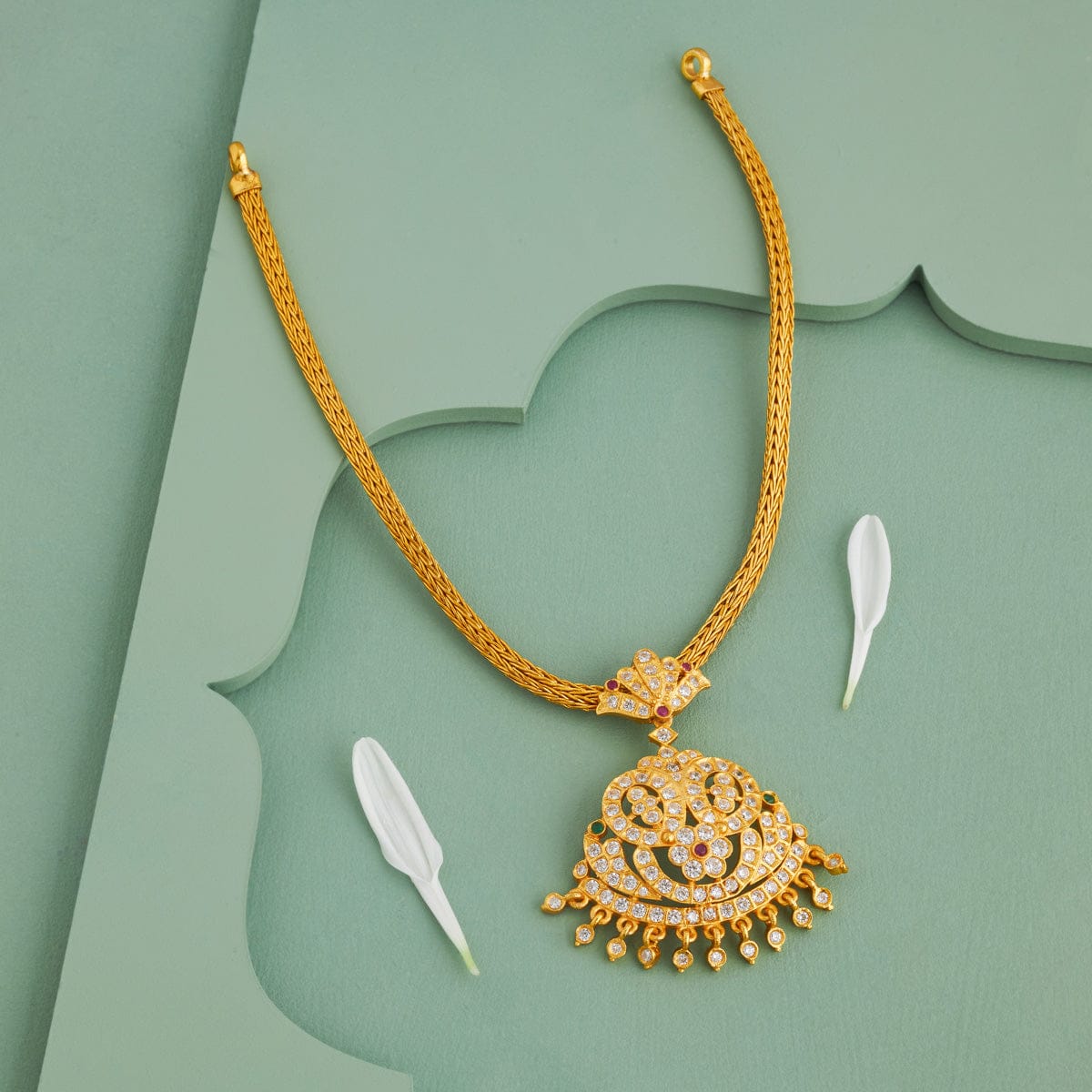 Temple Necklace Silver Temple Necklace 191884