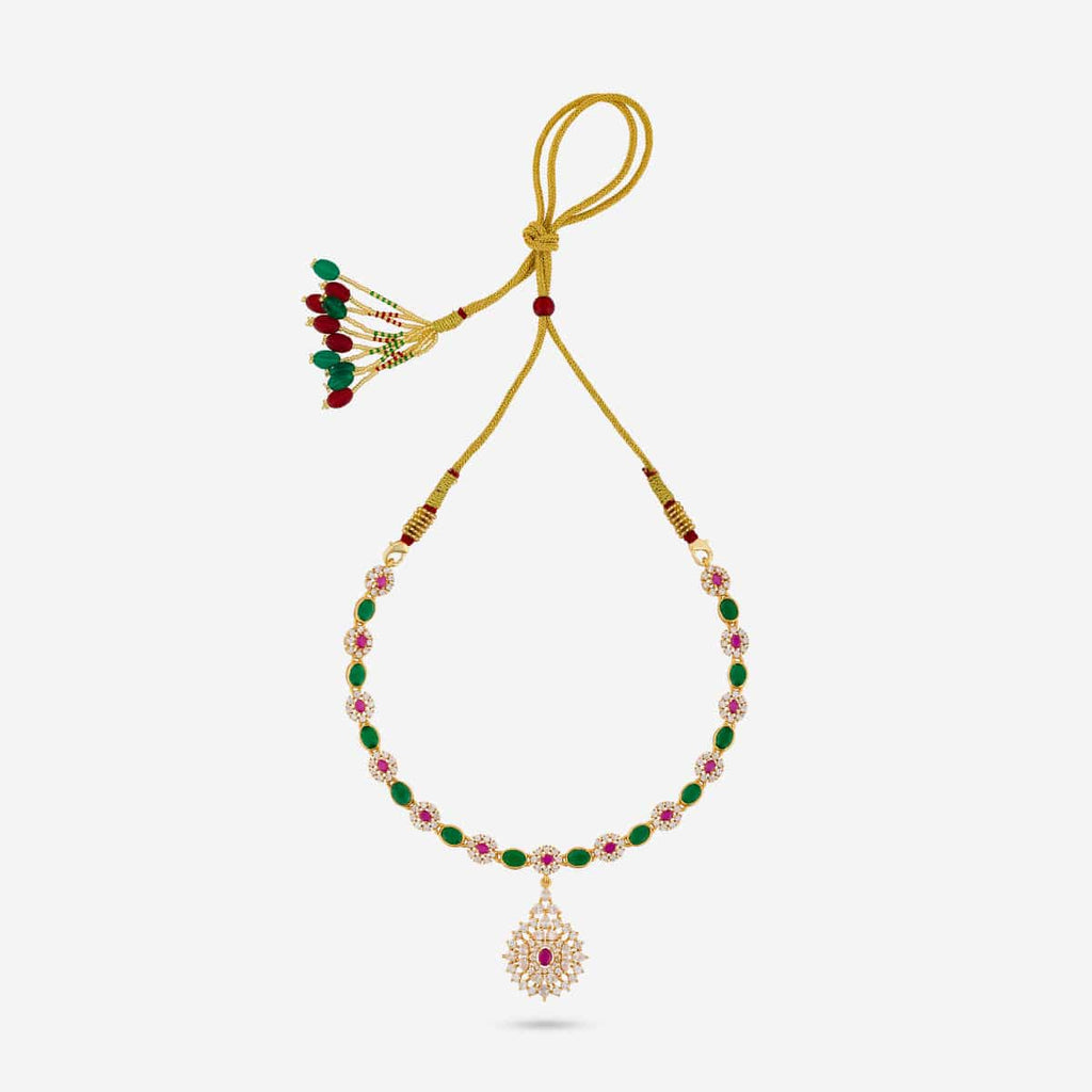 Temple Necklace Silver Temple Necklace 193281