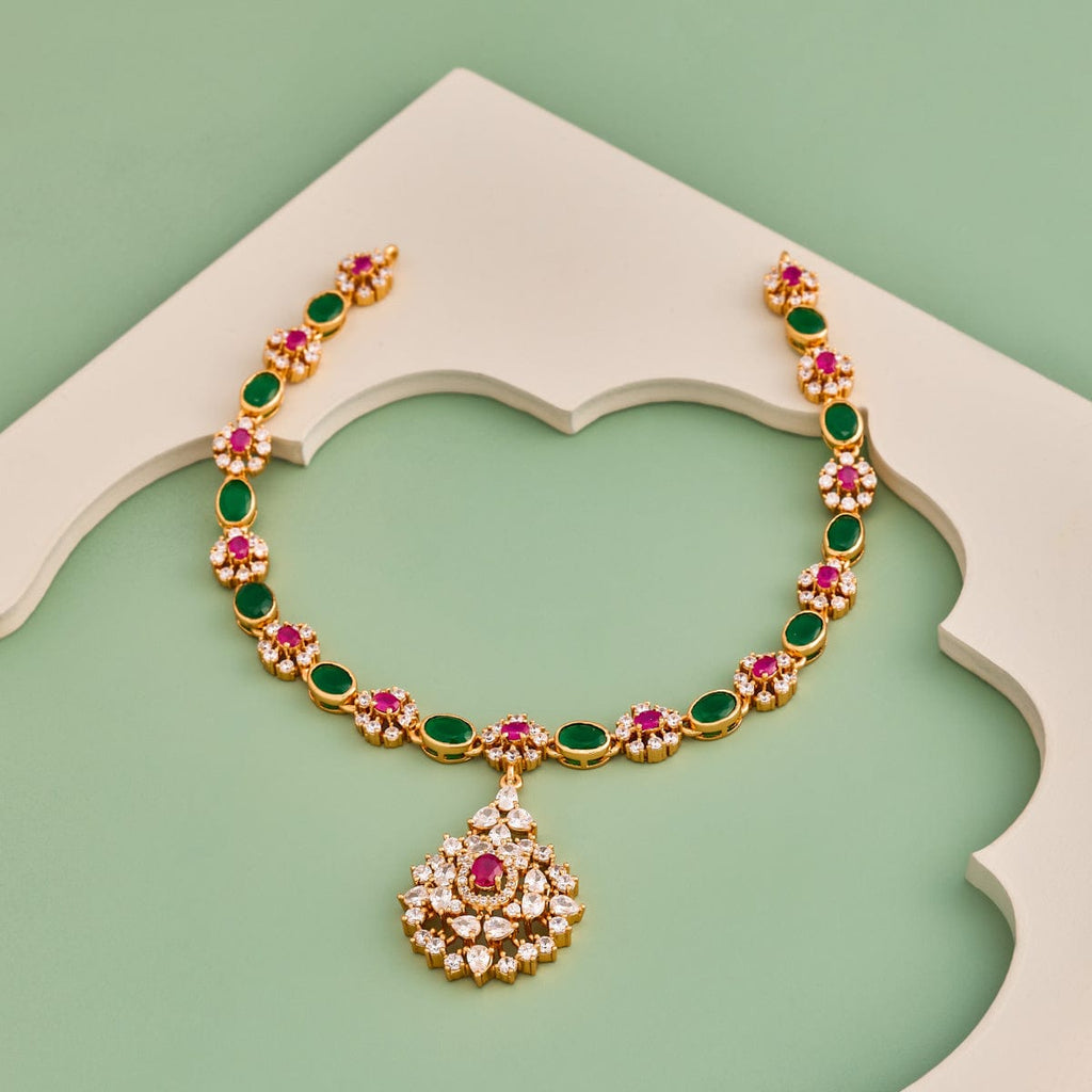 Temple Necklace Silver Temple Necklace 193281