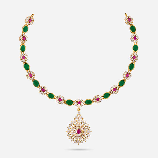 Temple Necklace Silver Temple Necklace 193281