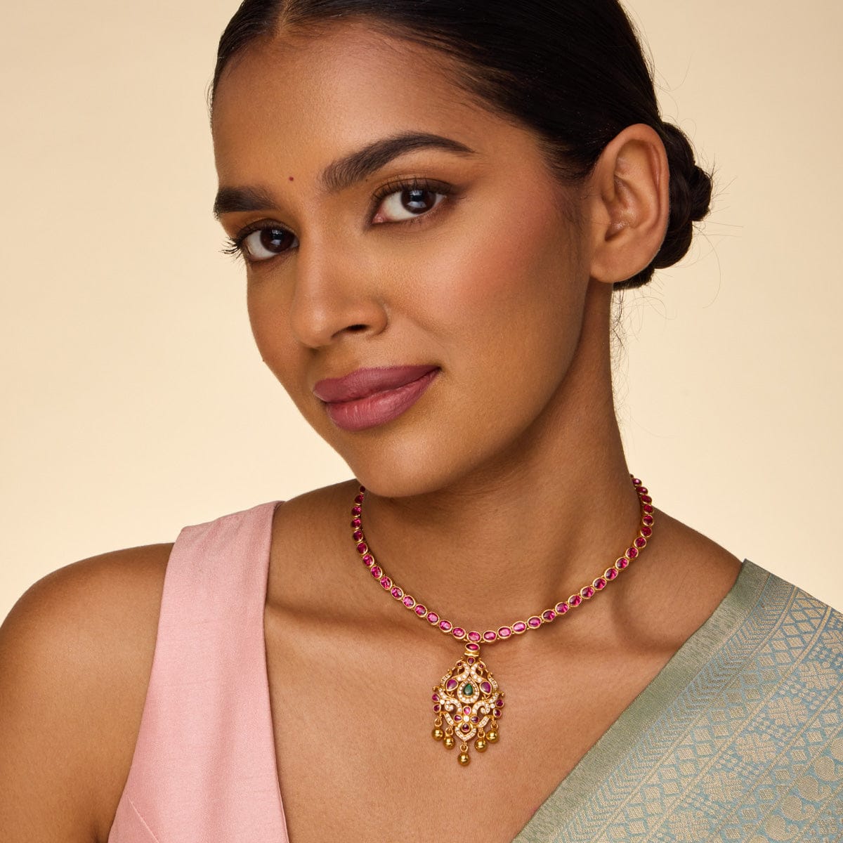 Temple Necklace Silver Temple Necklace 193797