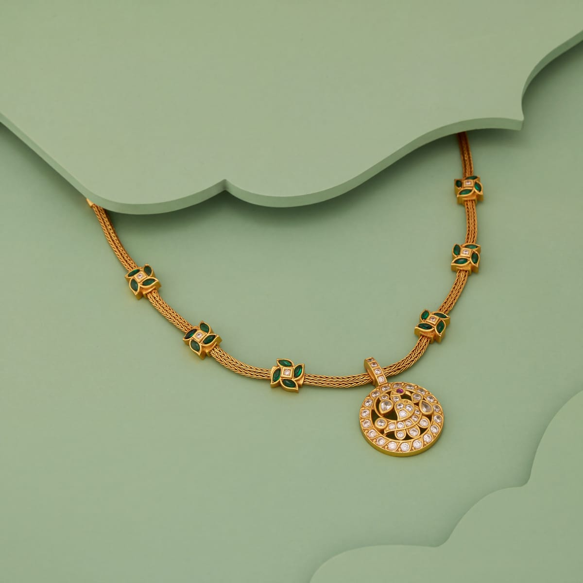 Temple Necklace Silver Temple Necklace 204882