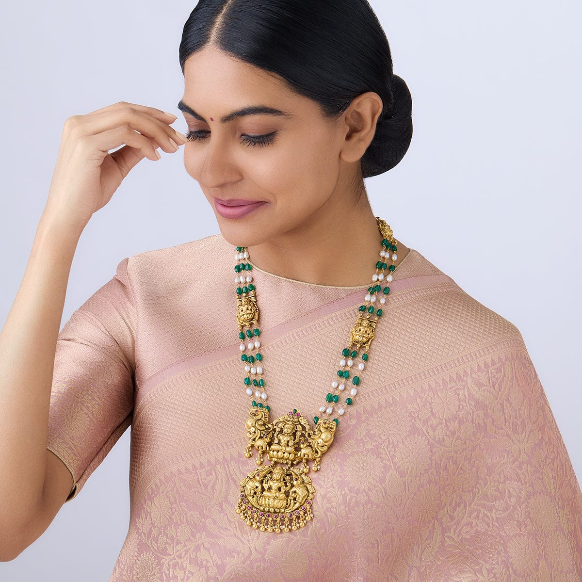 Temple Kushal Jewellery Pendants Silver Temple Pendant 161565