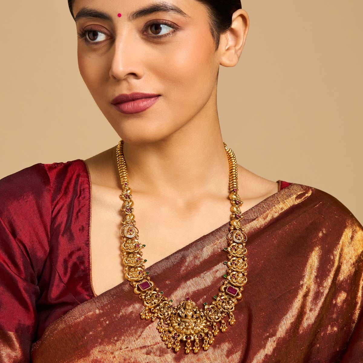 Temple Necklace Silver Temple Necklace 173461