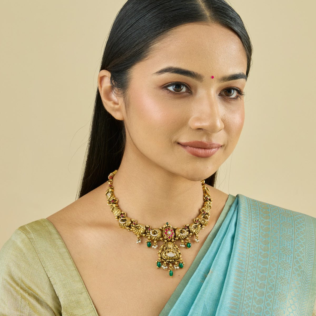 Temple Necklace Silver Temple Necklace 180458