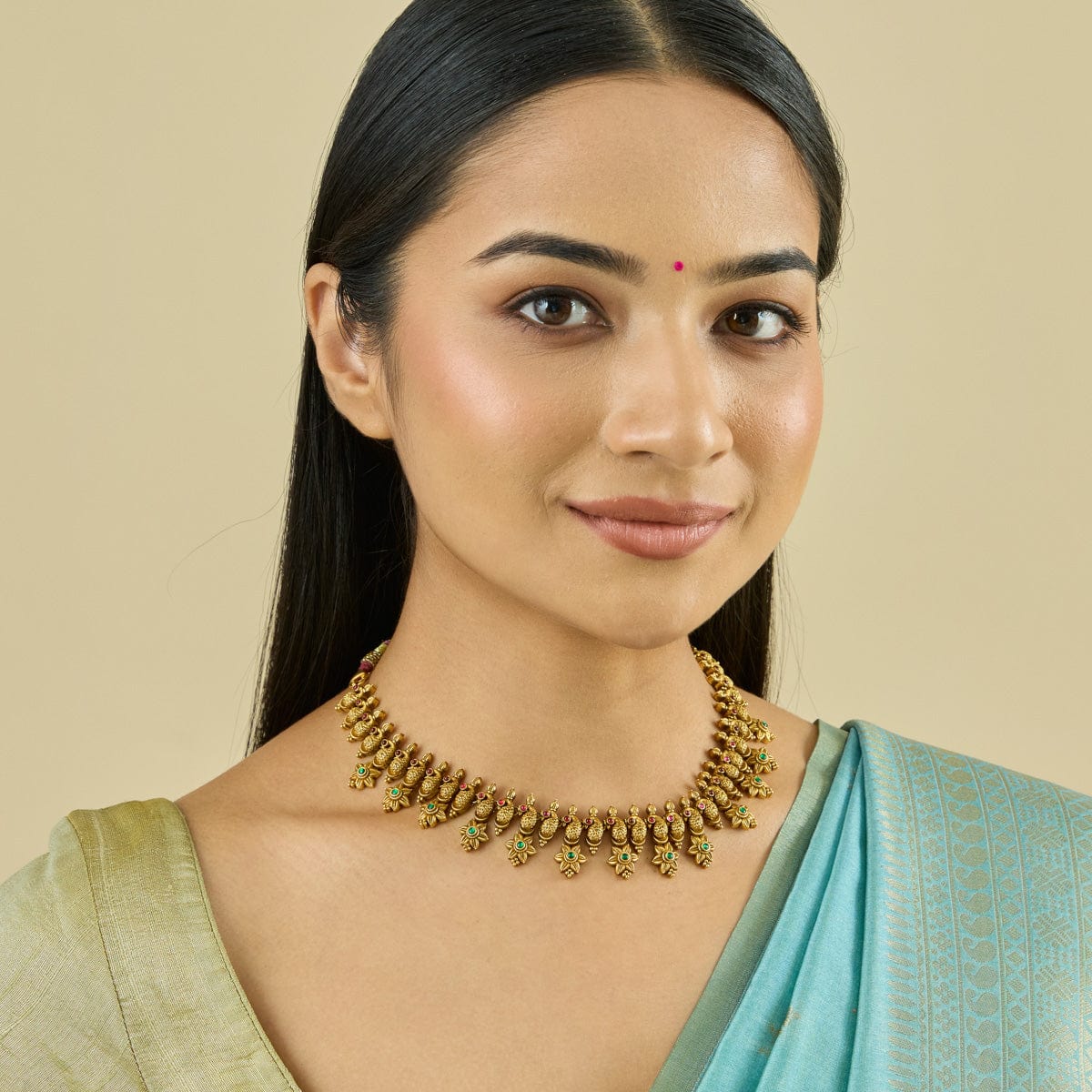 Temple Necklace Silver Temple Necklace 185369