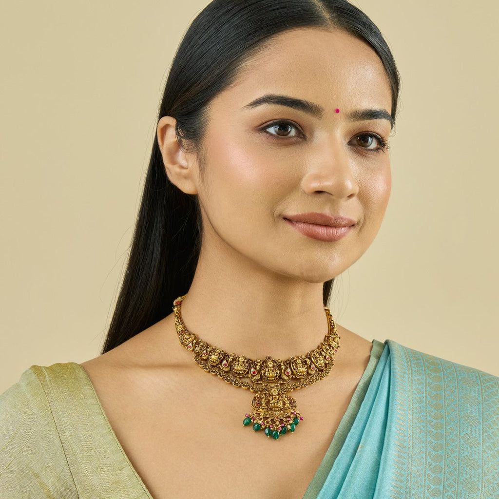 Temple Necklace Silver Temple Necklace 185371