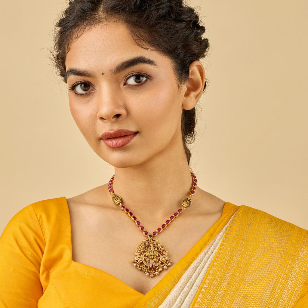 Temple Necklace Silver Temple Necklace 185424