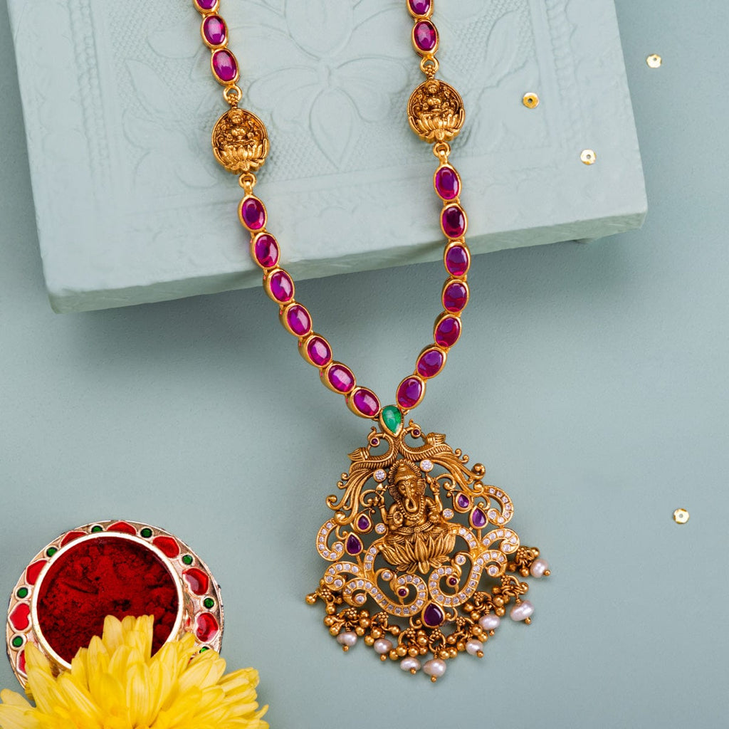 Temple Necklace Silver Temple Necklace 185424