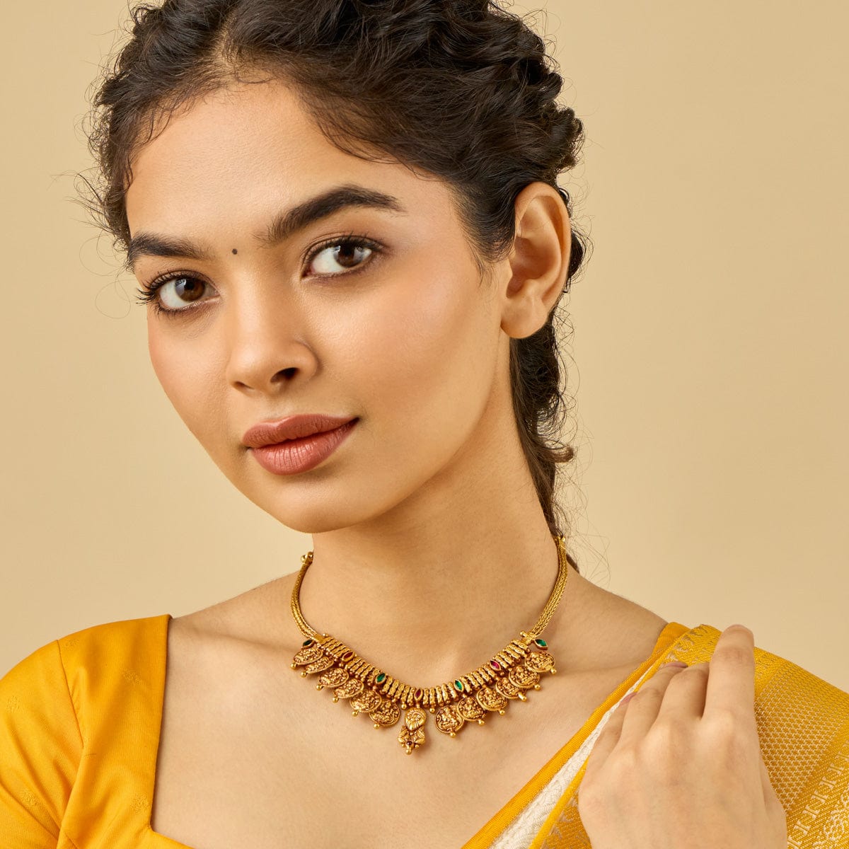 Temple Necklace Silver Temple Necklace 185474