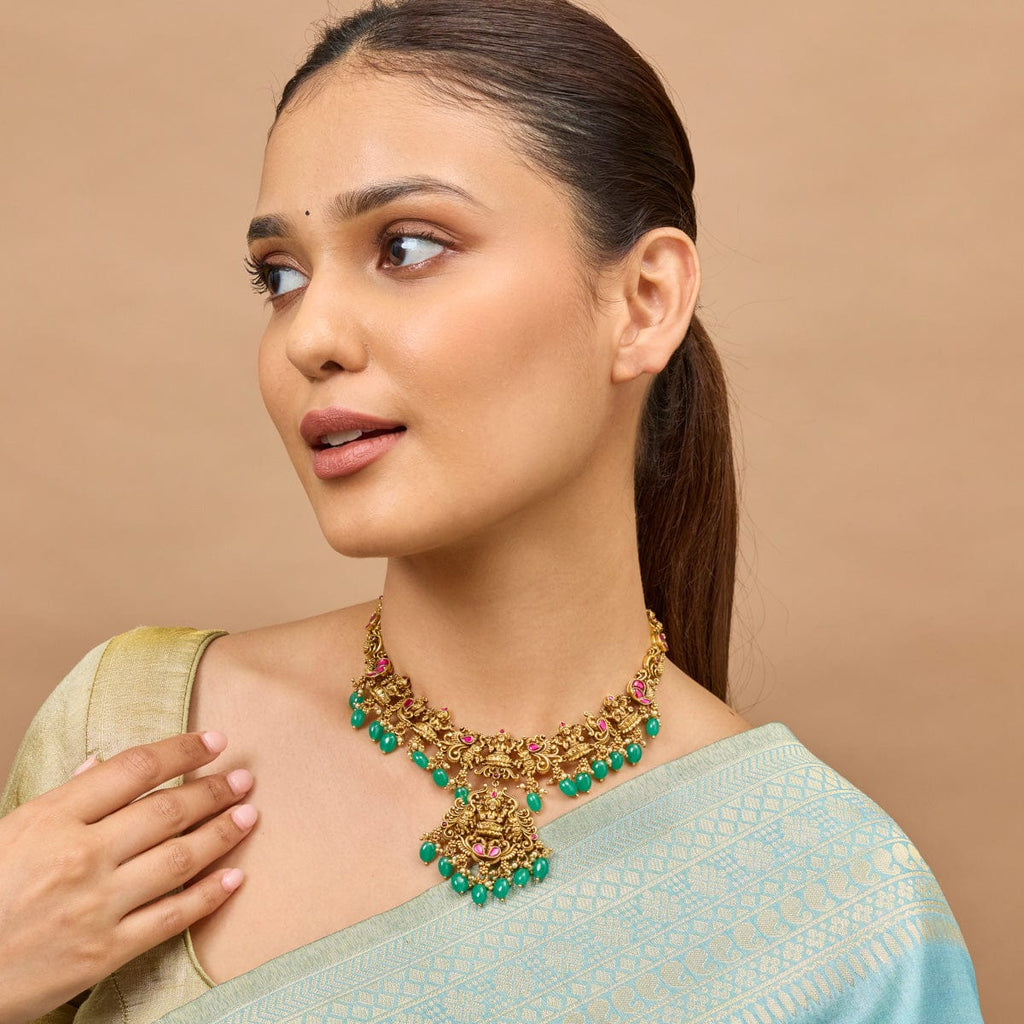 Temple Necklace Silver Temple Necklace 188148