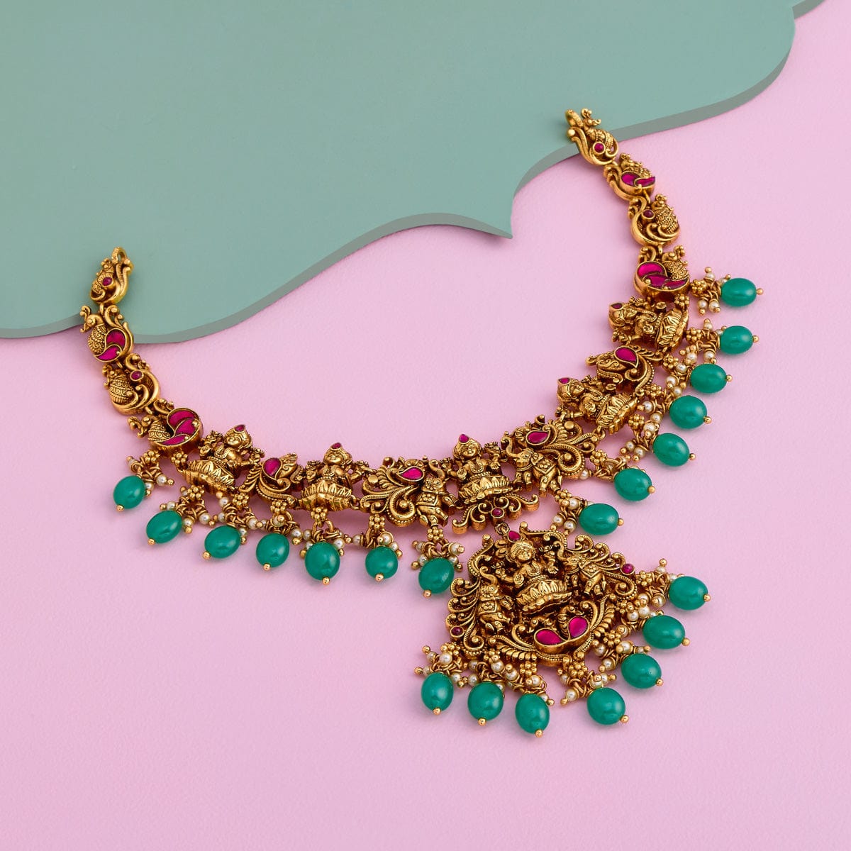 Temple Necklace Silver Temple Necklace 188148