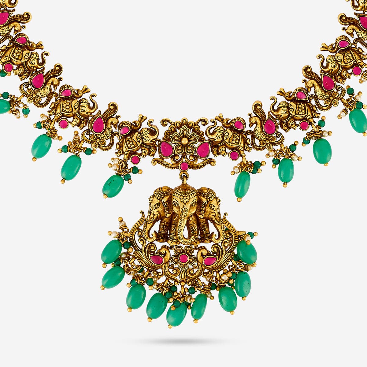 Temple Necklace Silver Temple Necklace 188149