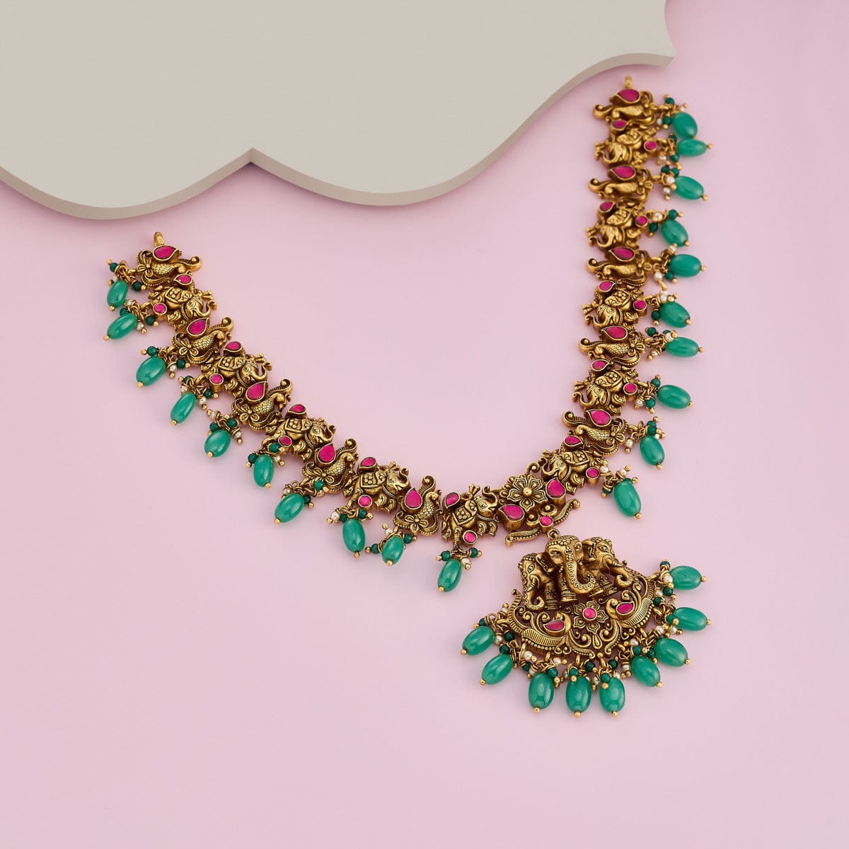 Temple Necklace Silver Temple Necklace 188149