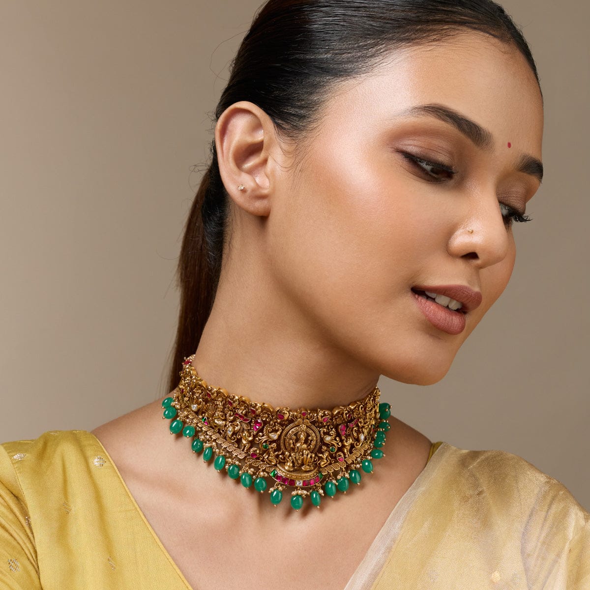 Temple Necklace Silver Temple Necklace 188954