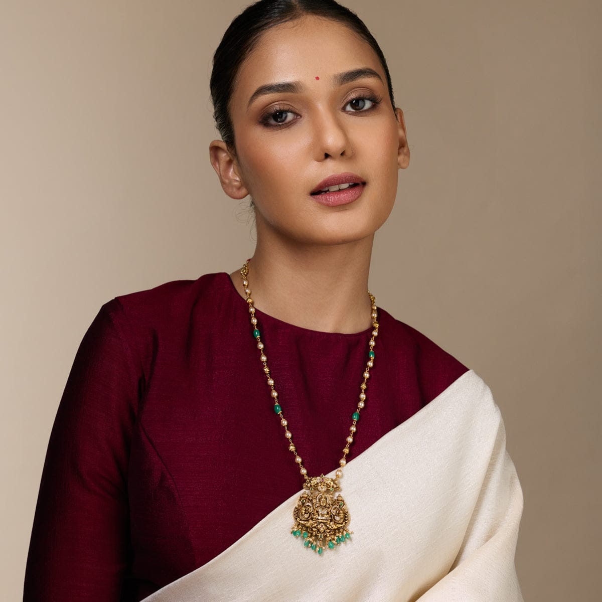 Temple Necklace Silver Temple Necklace 188958