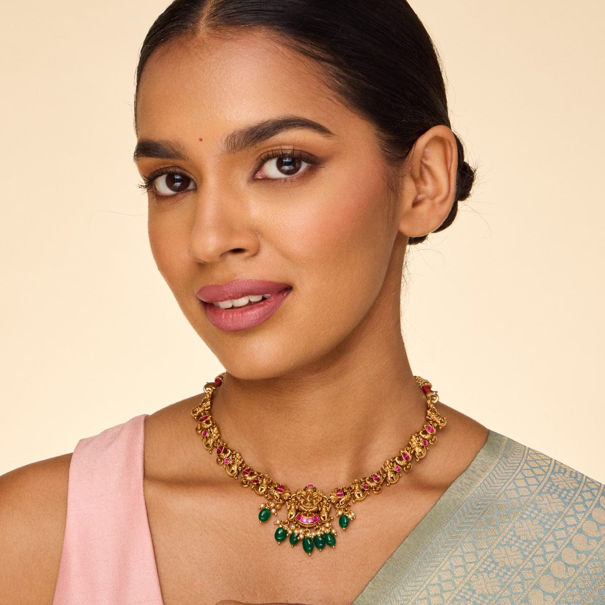 Temple Necklace Silver Temple Necklace 190488