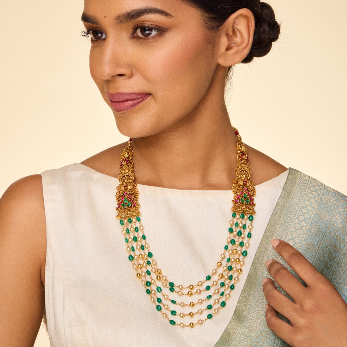 Temple Necklace Silver Temple Necklace 190491