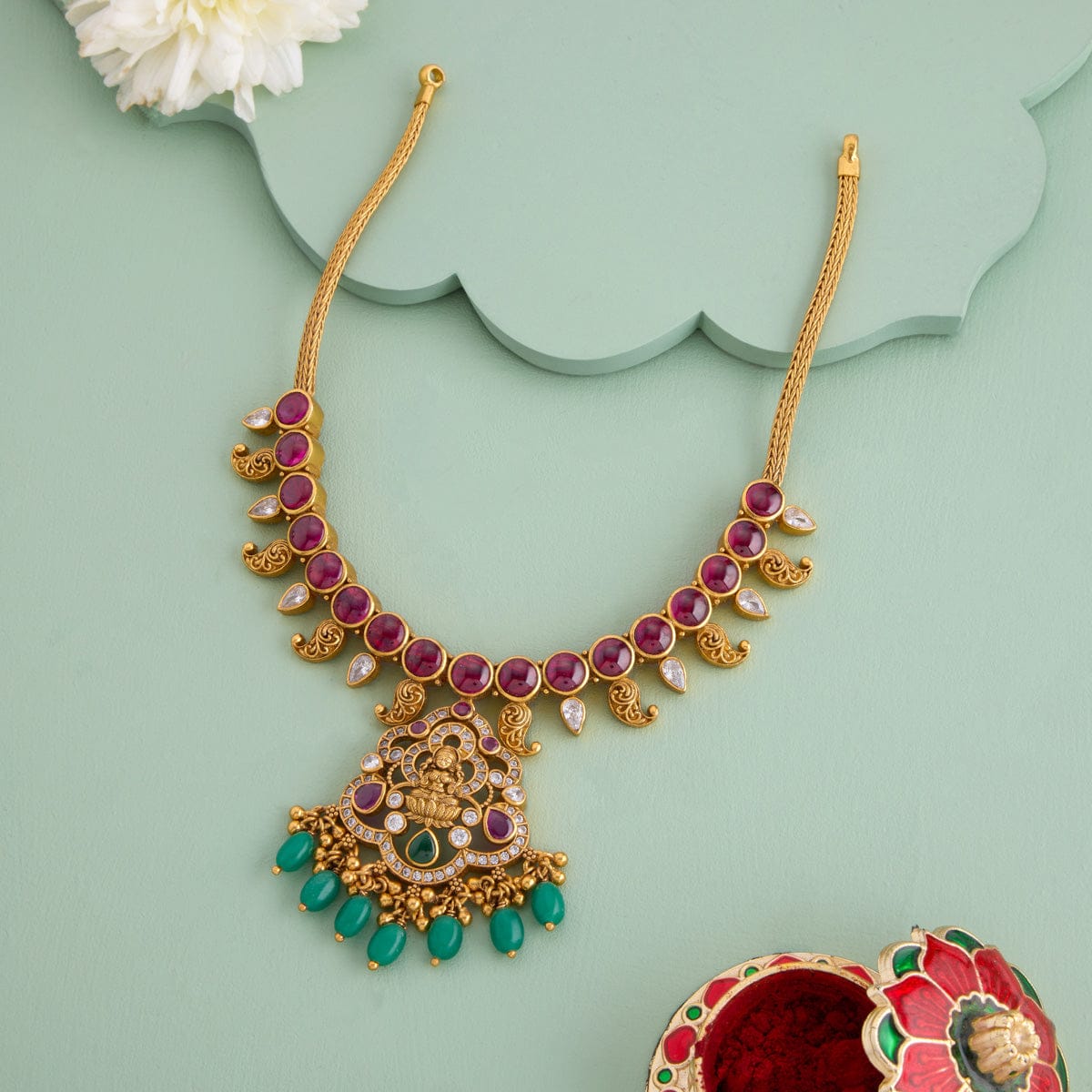 Temple Necklace Silver Temple Necklace 190599