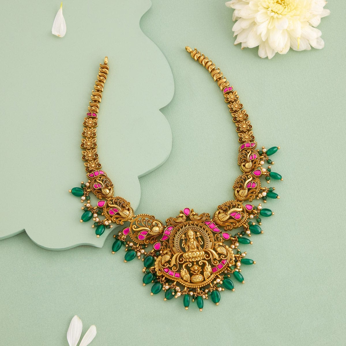 Temple Necklace Silver Temple Necklace 191015