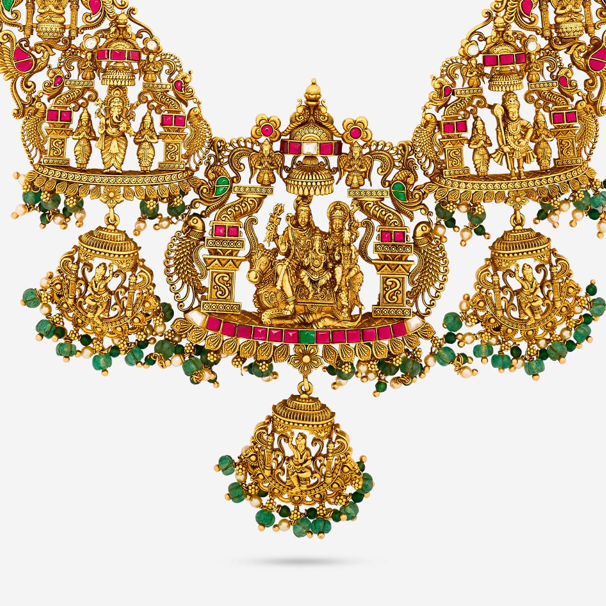 Temple Necklace Silver Temple Necklace 191016