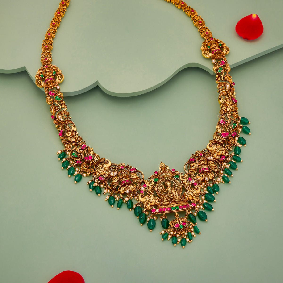 Temple Necklace Silver Temple Necklace 191017