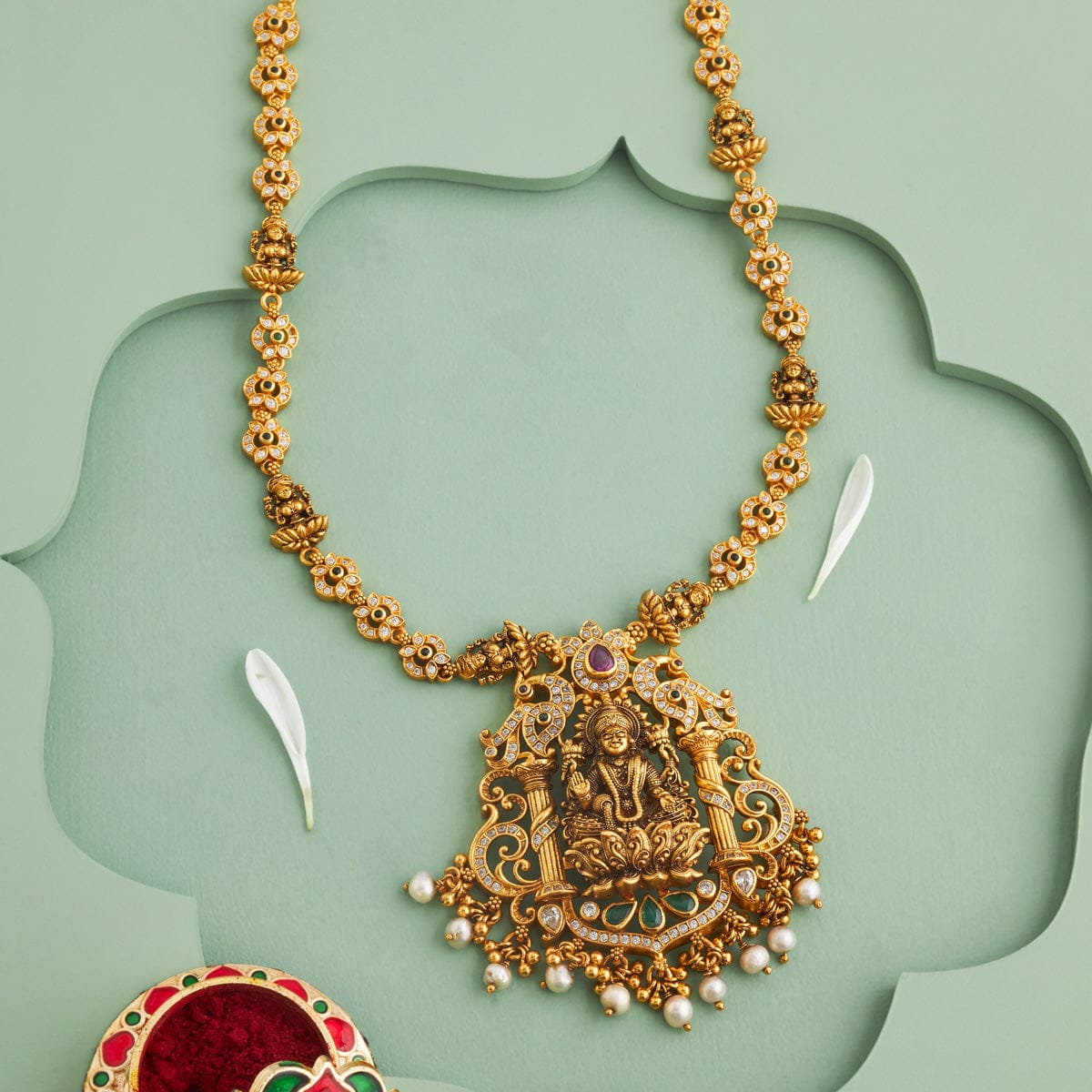 Temple Necklace Silver Temple Necklace 191902