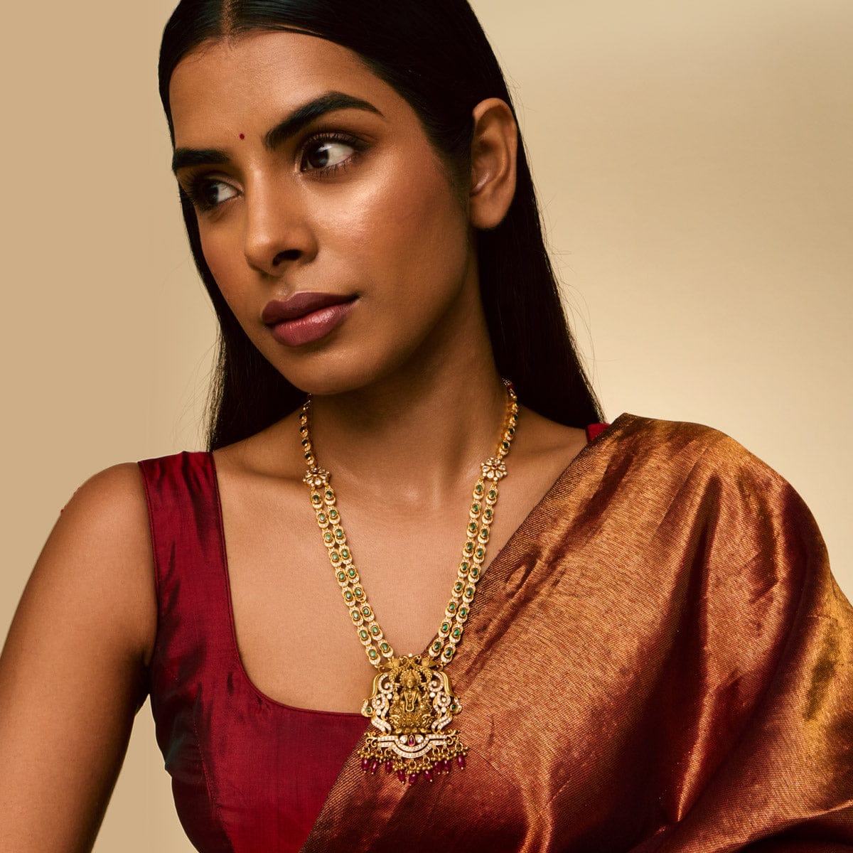 Temple Necklace Silver Temple Necklace 193856