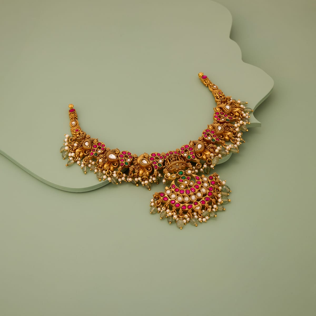 Temple Necklace Silver Temple Necklace 204873