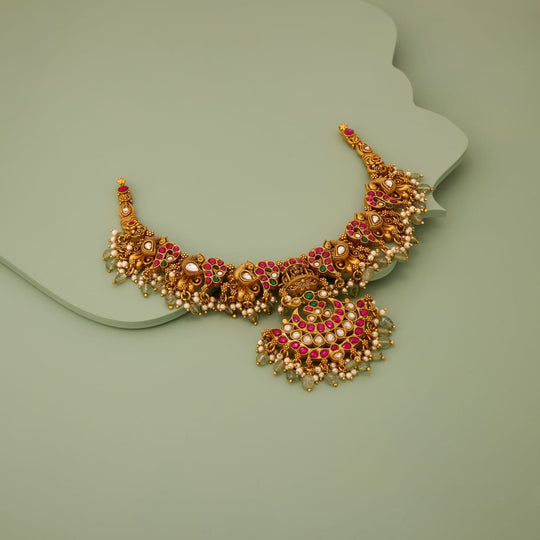 Temple Necklace Silver Temple Necklace 204873