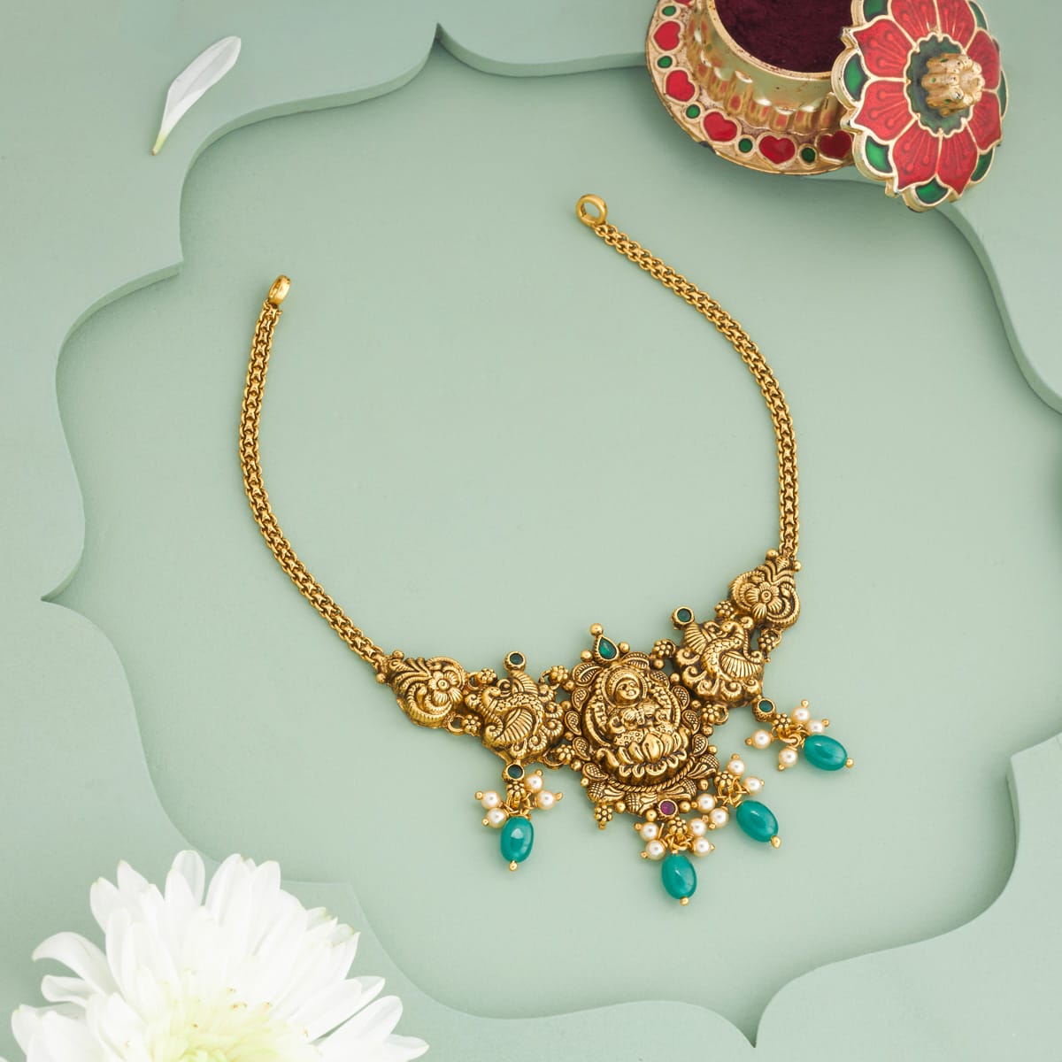 Temple Necklace Silver Temple Necklace 205183